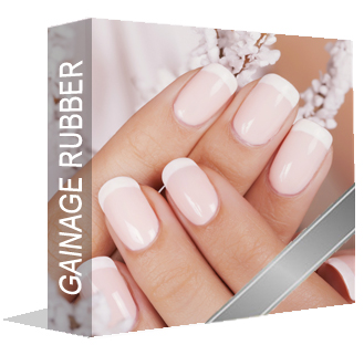Gainage rubber (base sur ongles naturels) french
